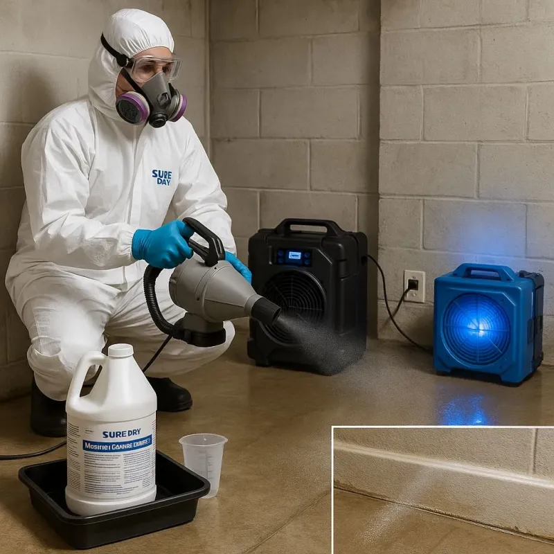 Sanitization and Odor Removal process in Ukiah, CA